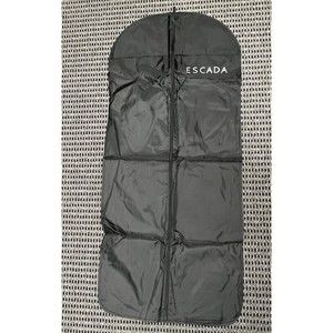 ESCADA Long Dust Bag Travel Garment Nylon Black Silver 55”Lx 24”W